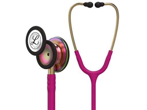 Littmann Classic III Special Edition stethoscoop 5806 (framboos met regenboog borststuk)