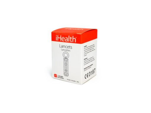 iHealth lancetten 30G/blauw (50 stuks)