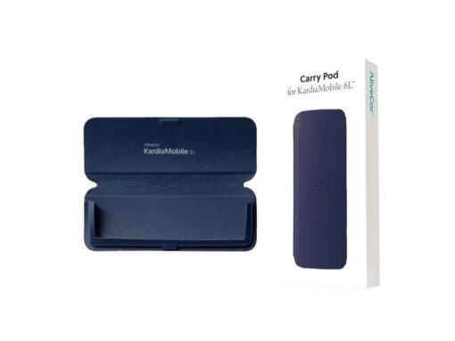 AliveCor Carry Pod (beschermhoes) voor KardiaMobile 6L ECG (donkerblauw) - Afbeelding 2