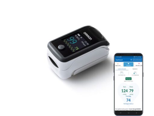 Omron P300 Intelli IT pulse oximeter met smartphone verbinding